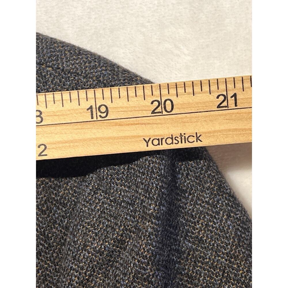 Joseph Abboud XL 44R Blue Gray Herringbone Tweed Texture Blazer Sport Jacket - Picture 11 of 15